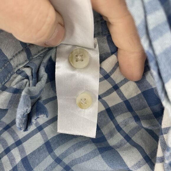 Mutual Weave Shirt Men's Large Tartan Plaid Button Up Outdoor Casual Preppy - Picture 5 of 10